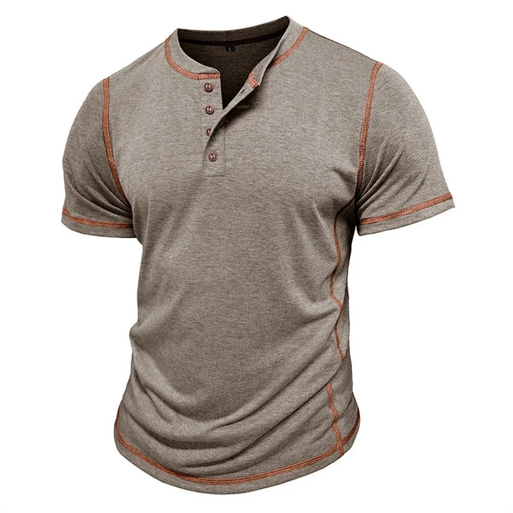 Bardwell - ultrablød Henley T-shirt