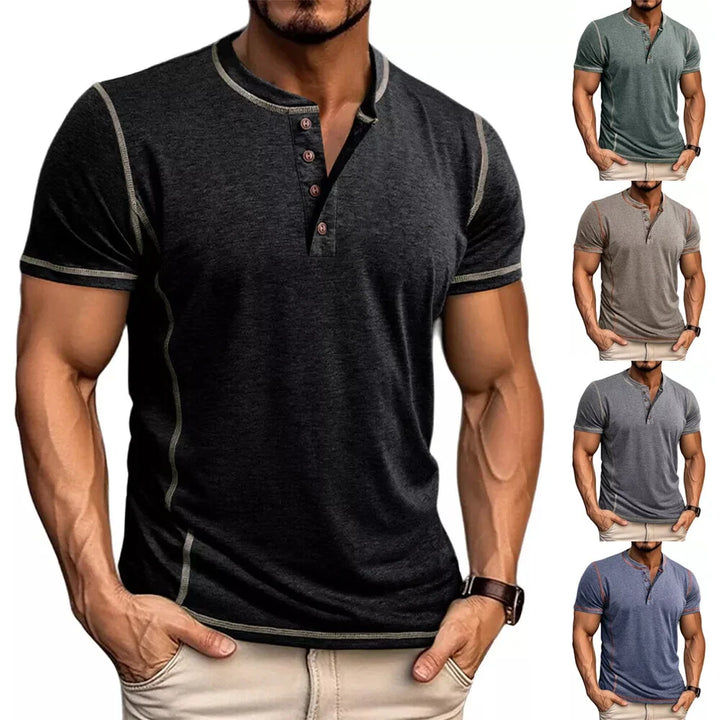 Bardwell - ultrablød Henley T-shirt