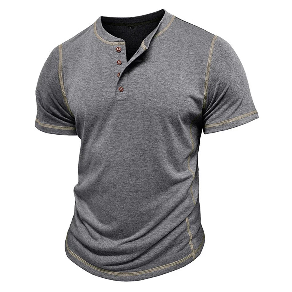 Bardwell - ultrablød Henley T-shirt
