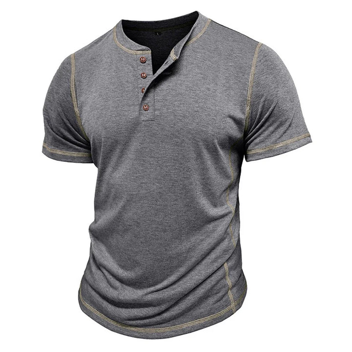 Bardwell - ultrablød Henley T-shirt
