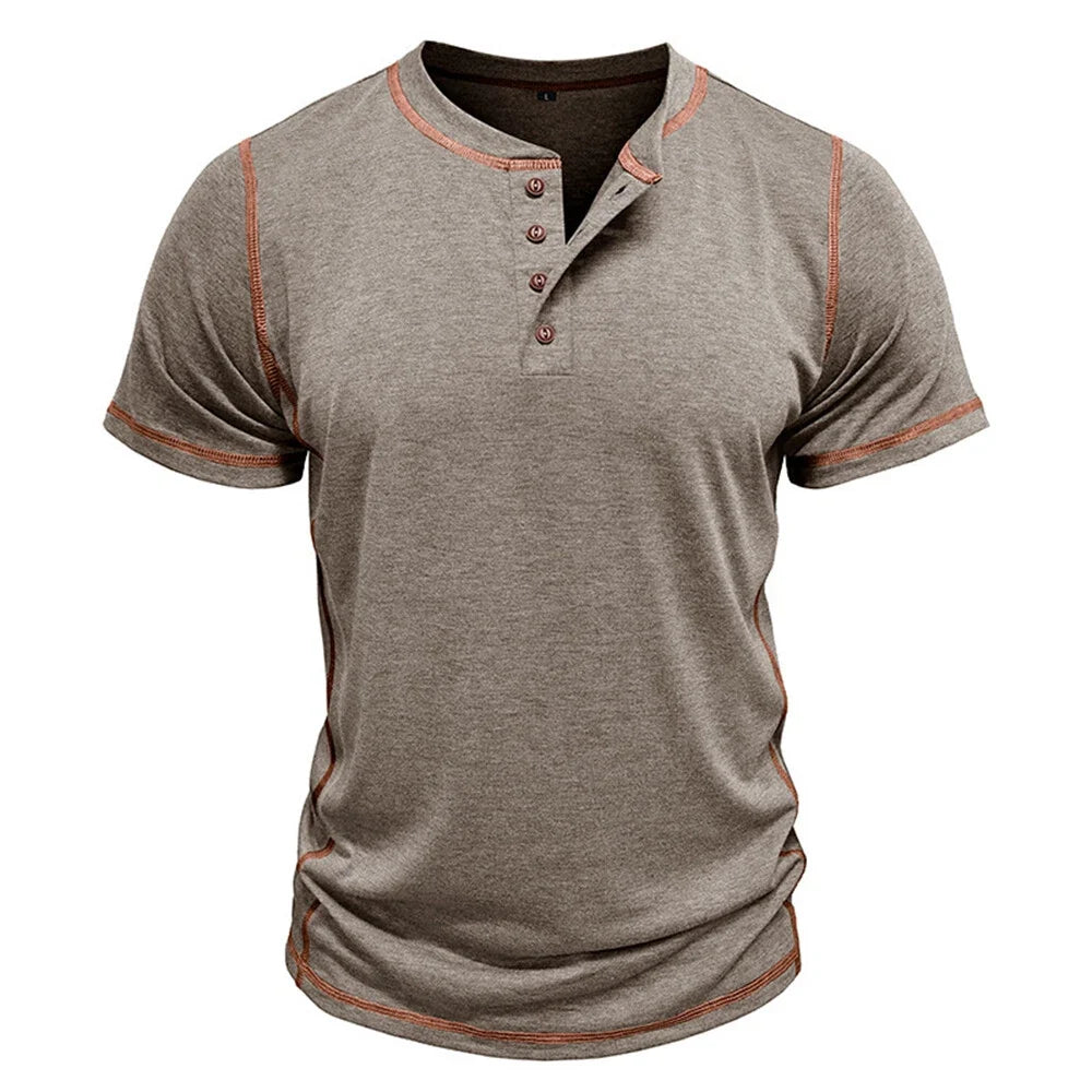 Bardwell - ultrablød Henley T-shirt