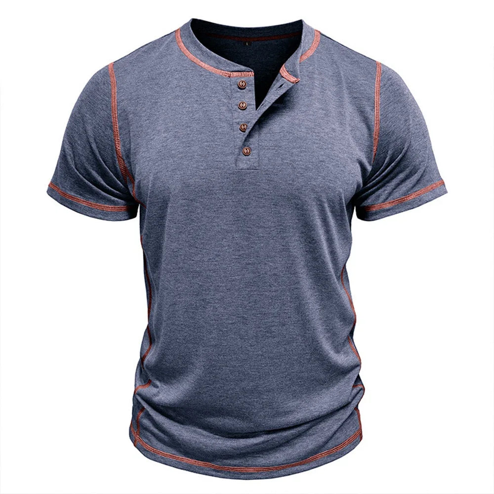 Bardwell - ultrablød Henley T-shirt