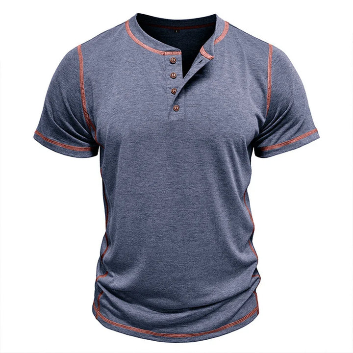 Bardwell - ultrablød Henley T-shirt