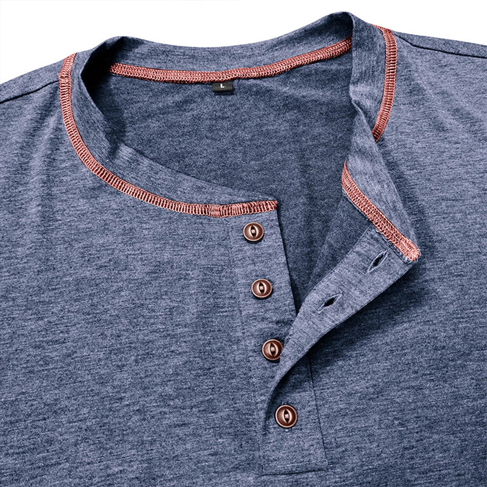 Bardwell - ultrablød Henley T-shirt
