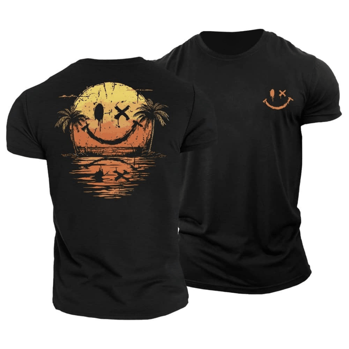 Dunmore - grafisk soft-touch T-shirt