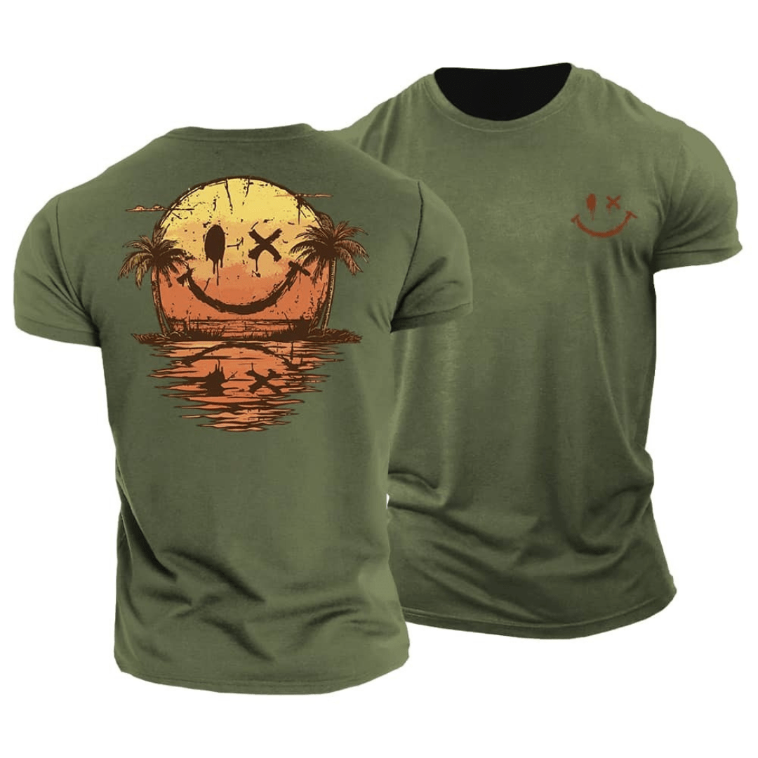 Dunmore - grafisk soft-touch T-shirt