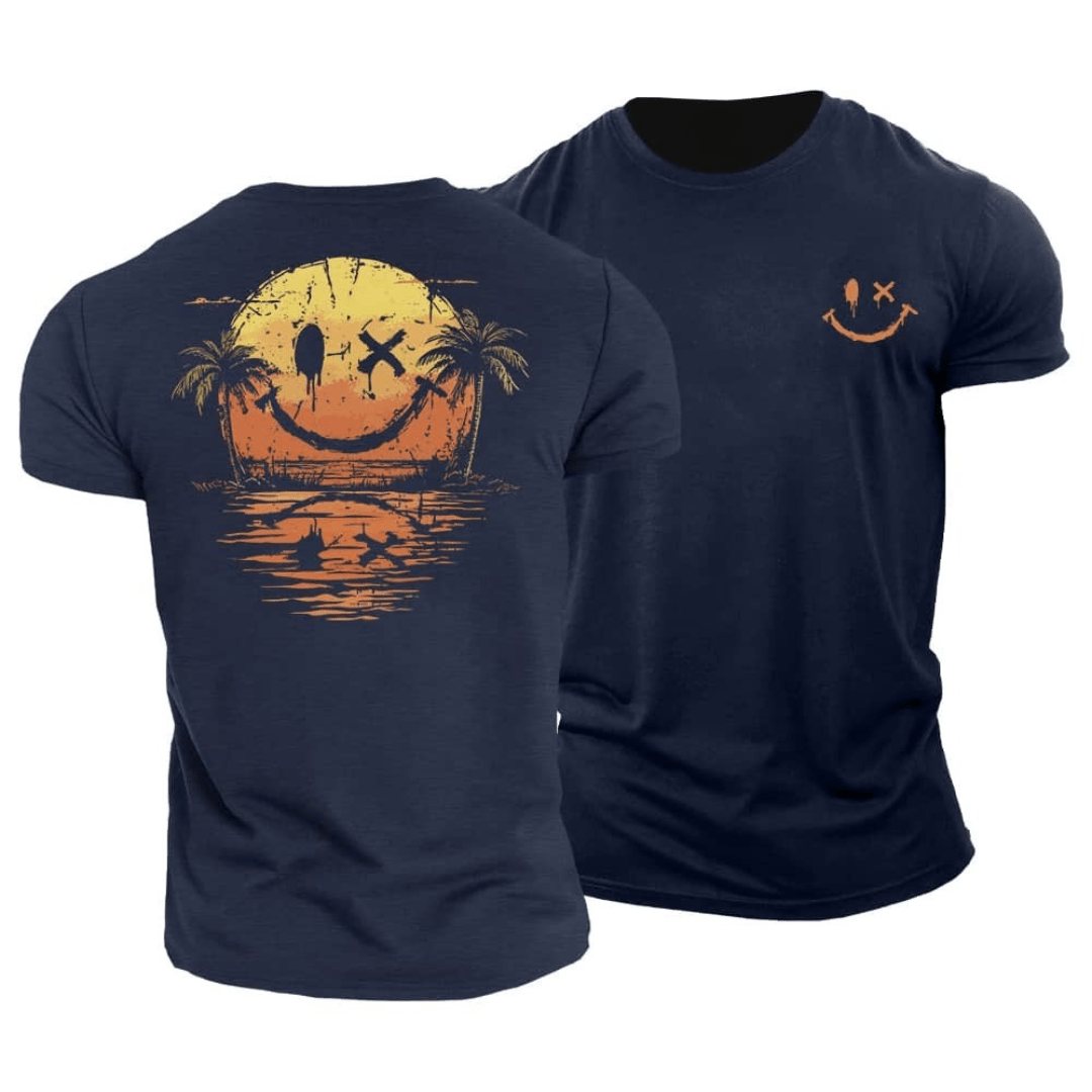 Dunmore - grafisk soft-touch T-shirt
