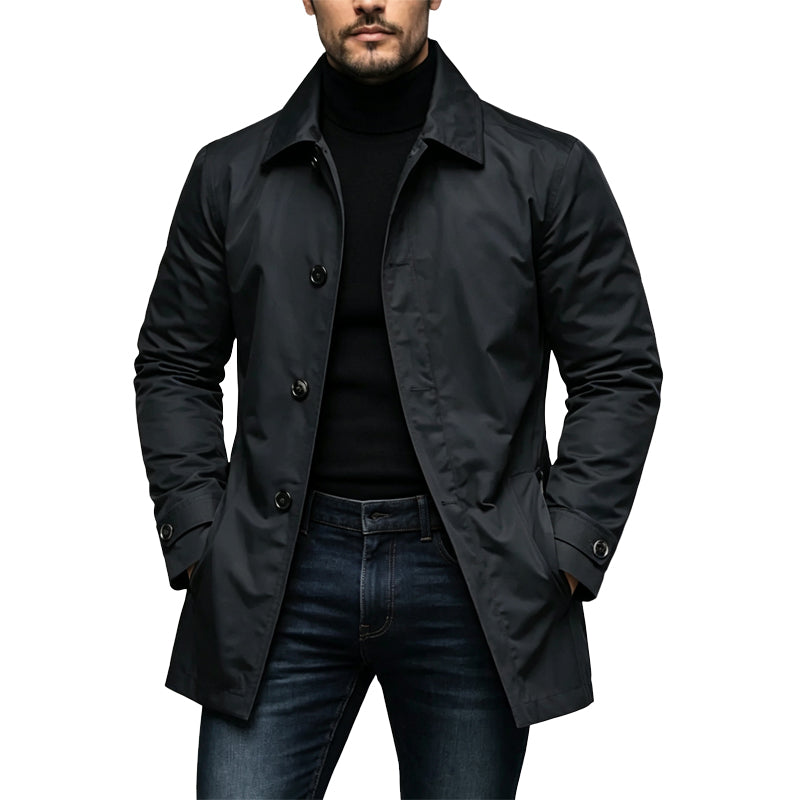 Cassius - Vandtæt mellemlang trenchcoat