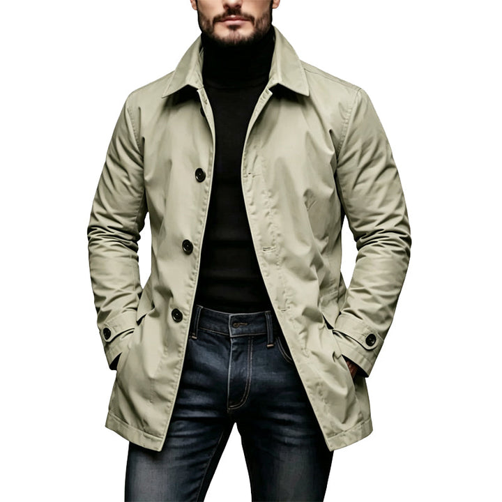 Cassius - Vandtæt mellemlang trenchcoat